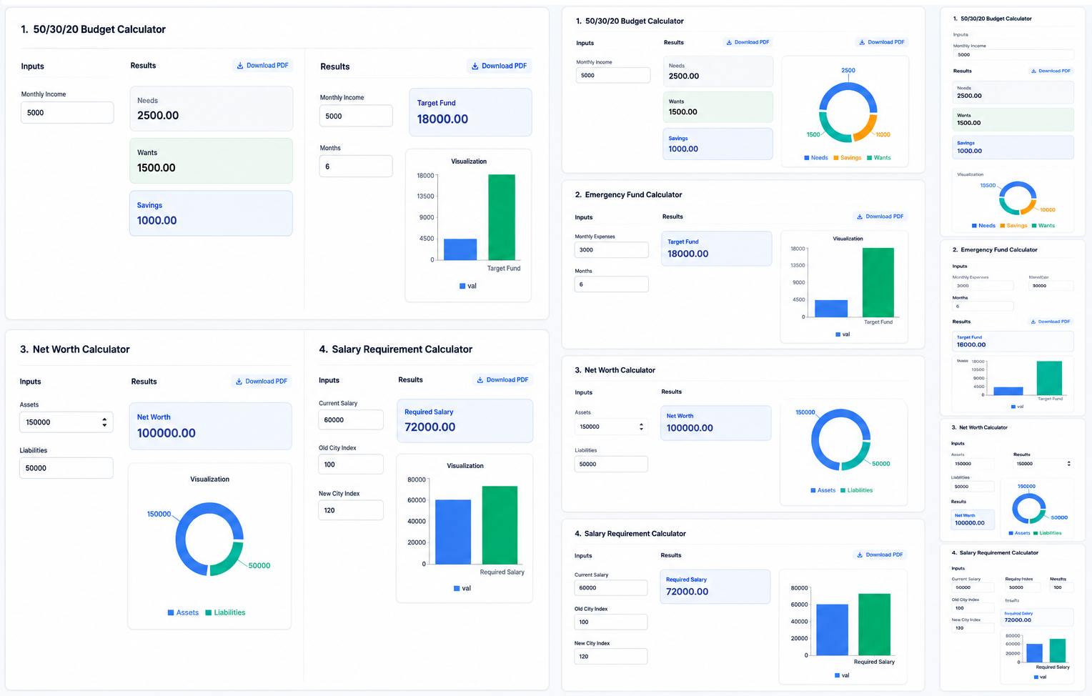 Financial Dashboard